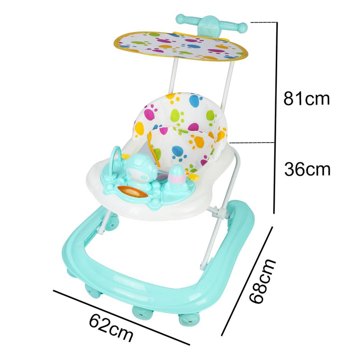 Lauflernhilfe für Babys, faltbar, Lauflernhilfe für Babys, multifunktional, mit leisen Rädern, Aktiv
