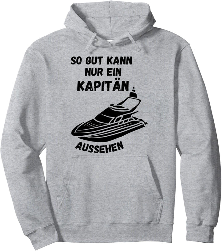 Kapitän Geschenke Bootsfahrer Boot Skipper Bootsbesitzer Pullover Hoodie