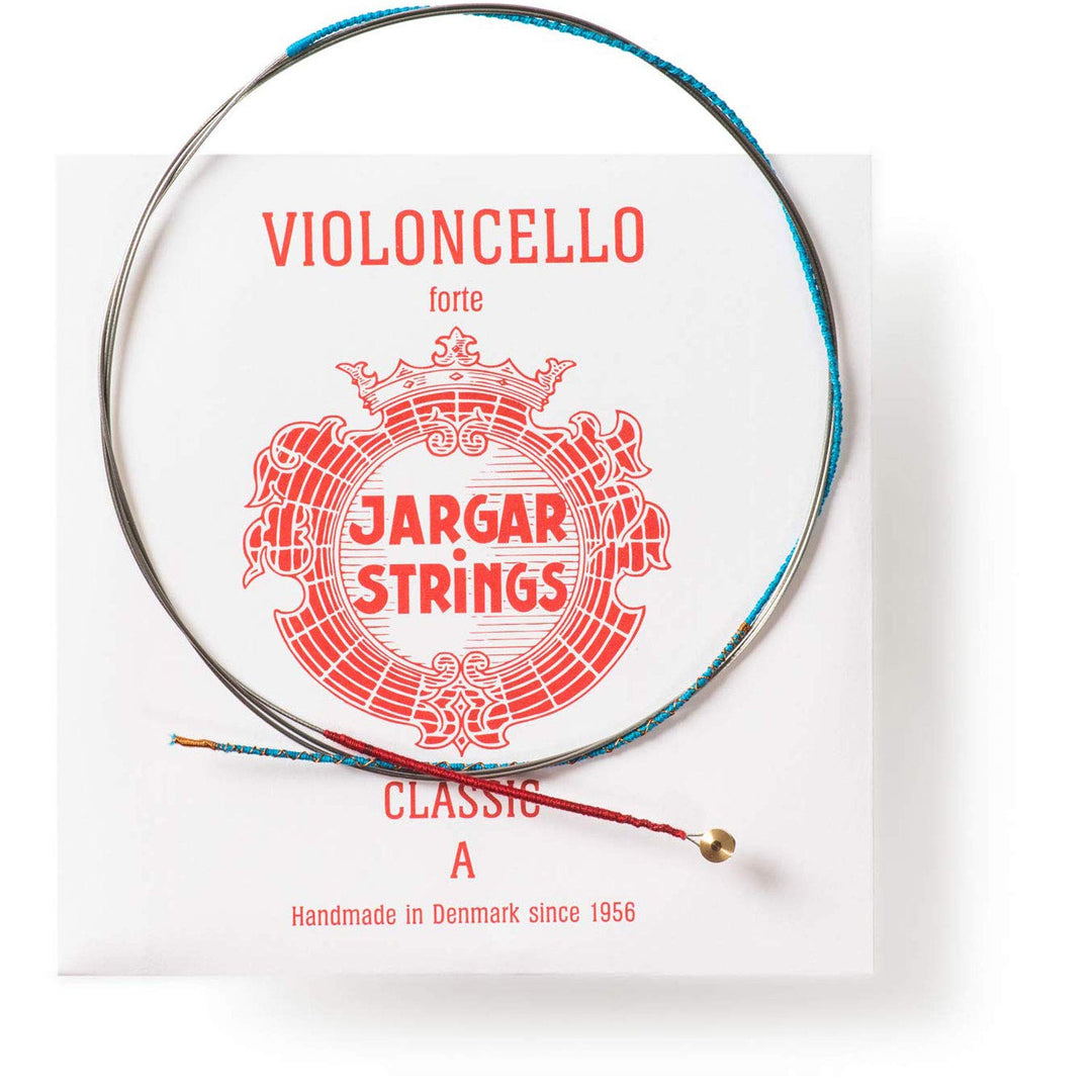 JARGAR Ce-ACF Cello Classic A-Saite, forte (0,76mm) für Cello Forte / Heavy Rot // Red, Forte / Heav
