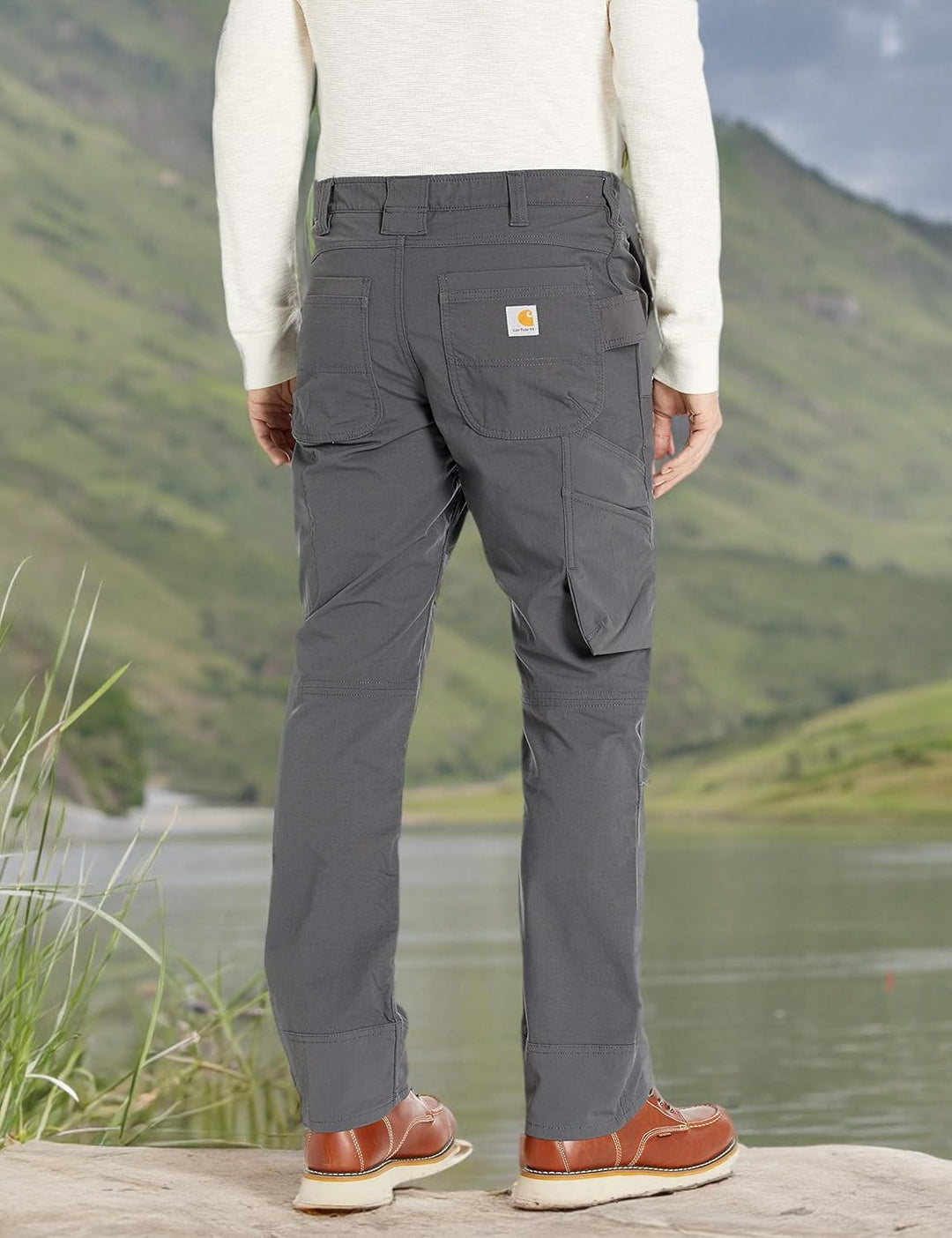 Carhartt Herren Steel Rugged Flex Relaxed Fit Double Front Multi-Pocket Work Pant 30 Shadow, 30 Shad