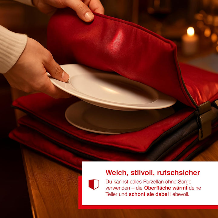 Solis Turbo Heat Tellerwärmer (Typ 8651) – Teller Warmhalter für bis zu 10 Teller, schnelle Erwärmun