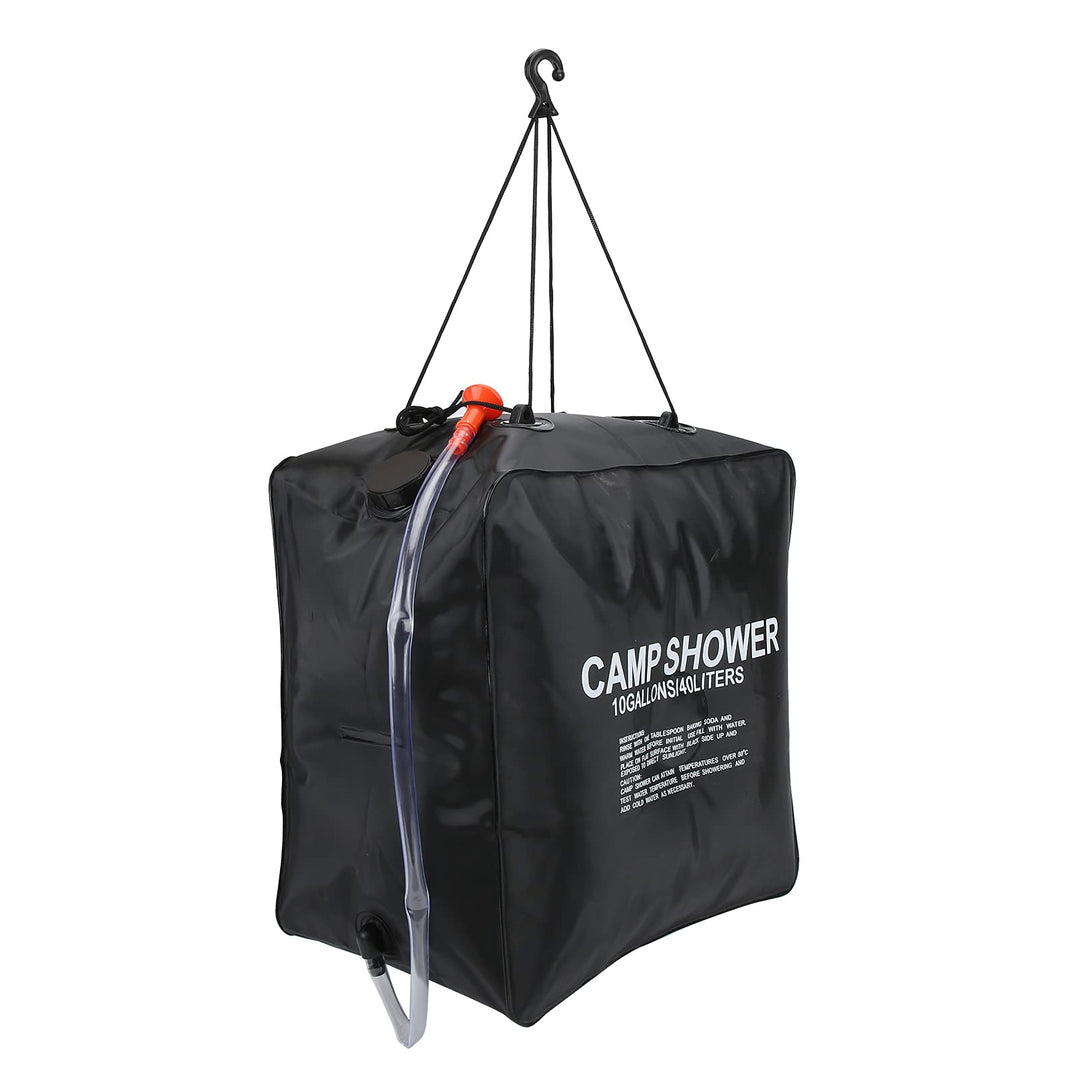 Onewer 40L Wassersack Energiebeheizt,Solarduschtasche für Camping, 40L Solarduschtasche Wassertasche