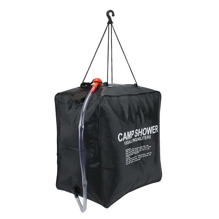 Onewer 40L Wassersack Energiebeheizt,Solarduschtasche für Camping, 40L Solarduschtasche Wassertasche