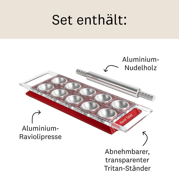 Marcato Ravioli Tablet Rot - Ravioliform, Rot