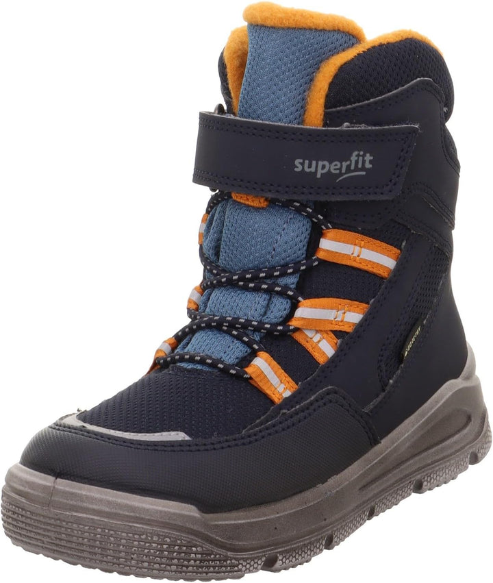 Superfit Jungen Mars Schneestiefel 26 EU Blau Orange 8000, 26 EU Blau Orange 8000