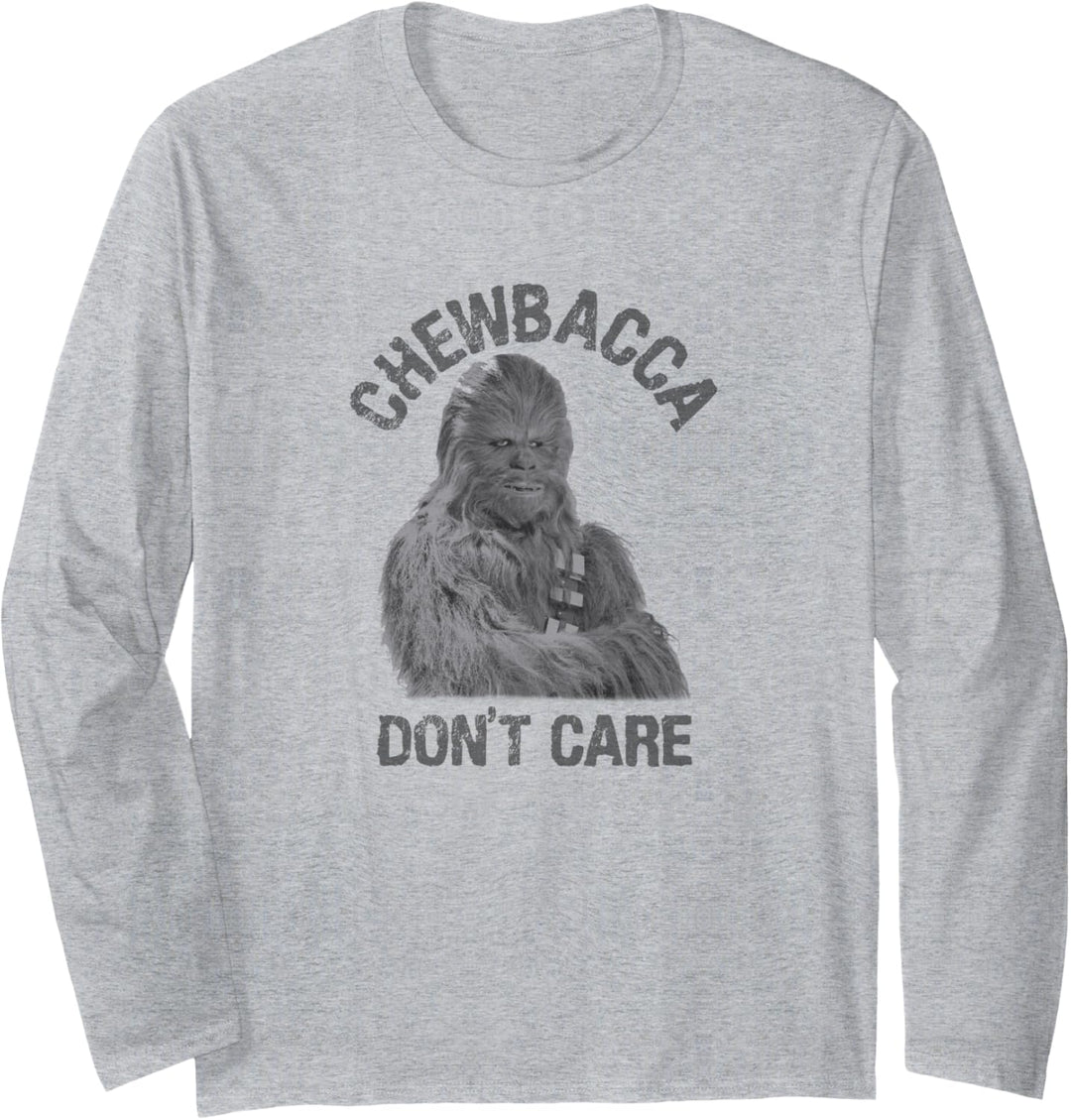 Star Wars Chewbacca Don't Care Langarmshirt