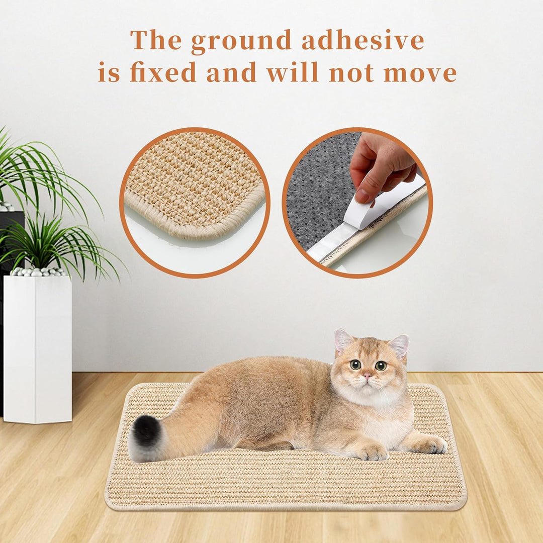 3 Stück Kratzmatte Katze,Kratzbretter Katze Sisal,50x25cm,Katzen Kratzbrett,widerstandsfähig,Geeigne