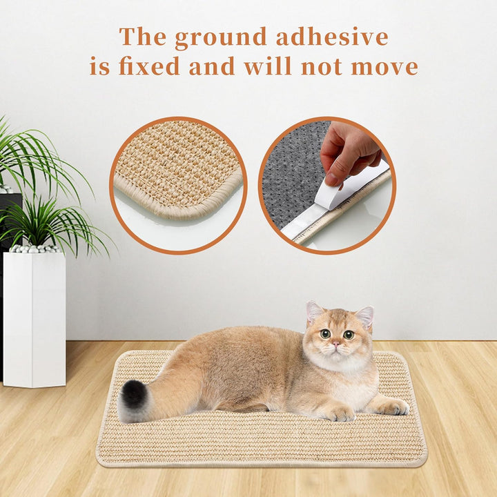 3 Stück Kratzmatte Katze,Kratzbretter Katze Sisal,50x25cm,Katzen Kratzbrett,widerstandsfähig,Geeigne