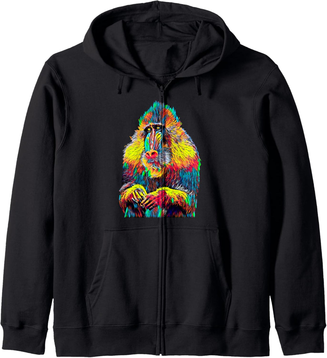Mandrill Affe Kapuzenjacke