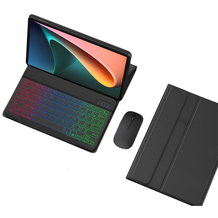 HLTOOP Tastatur Hülle für Lenovo Tab P11 (TB-J606) / P11 Plus 11 Zoll 2021 (TB-J616F/TB-J607), QWERT