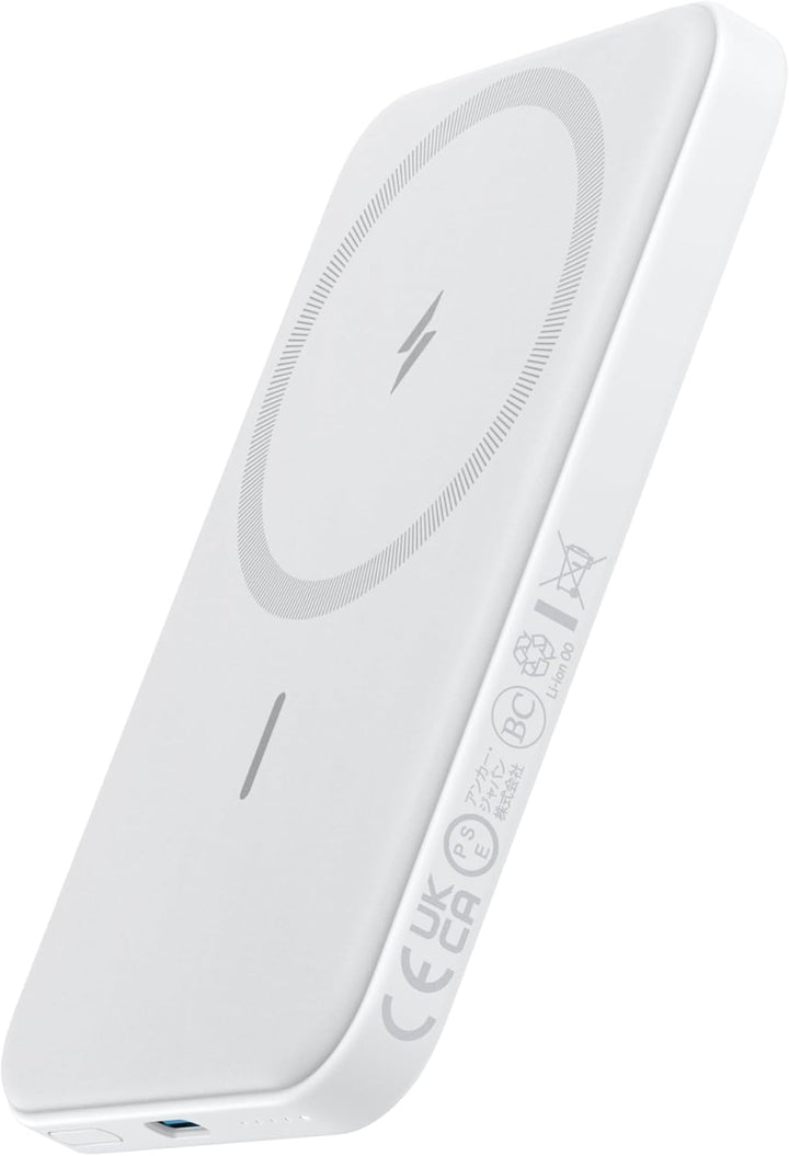Anker 621 Magnetic Battery (MagGo), 5000mAh magnetische Powerbank mit USB-C Kabel, Nur kompatibel mi