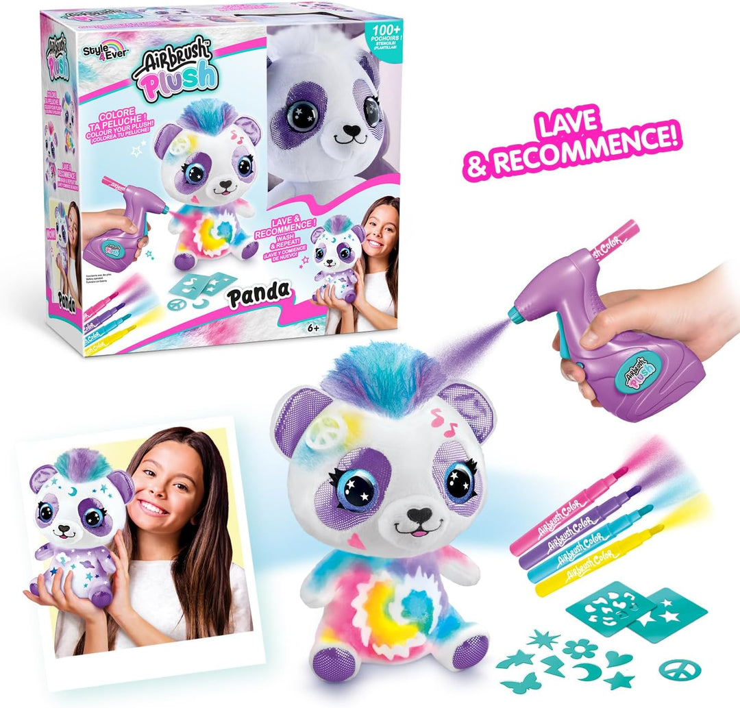 Canal Toys Airbrush Plush, färben Sie Ihren Panda, OFG257, bunt