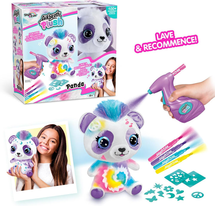 Canal Toys Airbrush Plush, färben Sie Ihren Panda, OFG257, bunt