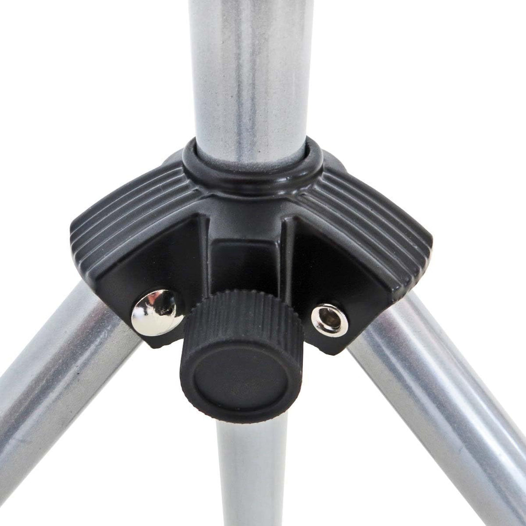 keepdrum MUS3SV Notenständer Silber mit Tasche + 2 Stück Notenpult Magnete