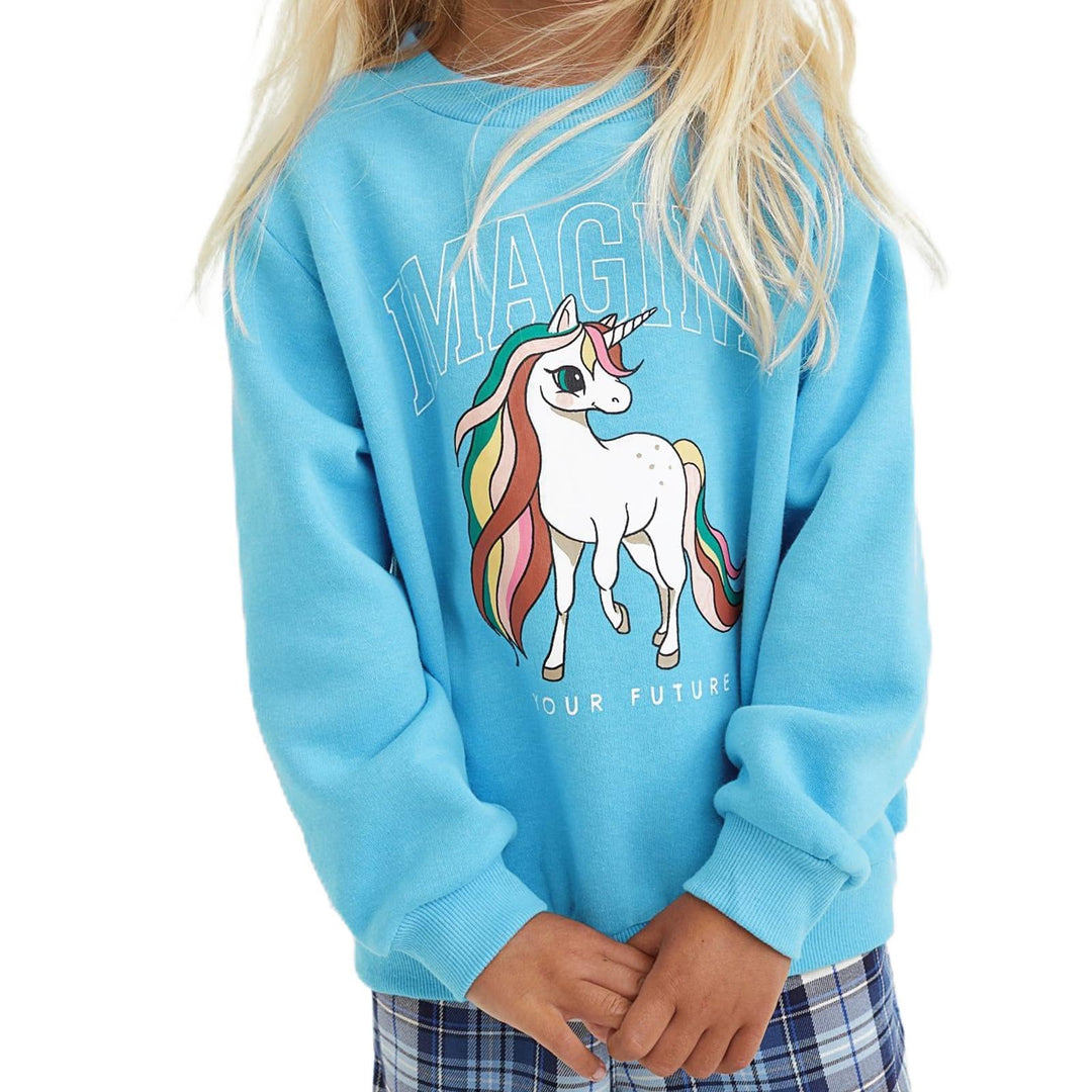 Codkkre Sweatshirt Mädchen Pullover für Kinder Süss Cartoon Sweater Mädchen Langarmshirts aus Baumwo
