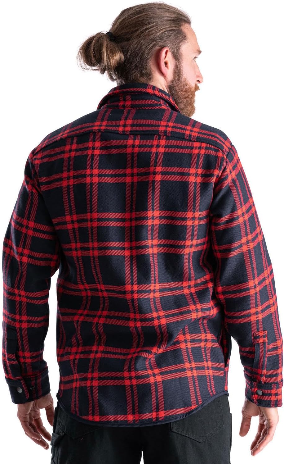 orgnatur® - Hemdjacke Milan - Kariertes Arbeitshemd  aus Bio-Baumwolle - Hemd im Holzfäller-Look - r