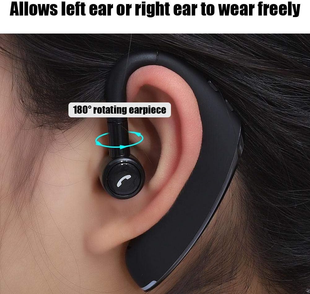 Zerone Drahtloser Bluetooth 5.0 Headset Stereo-Freisprechkopfhörer F900 Business-Kopfhörer mit Mikro