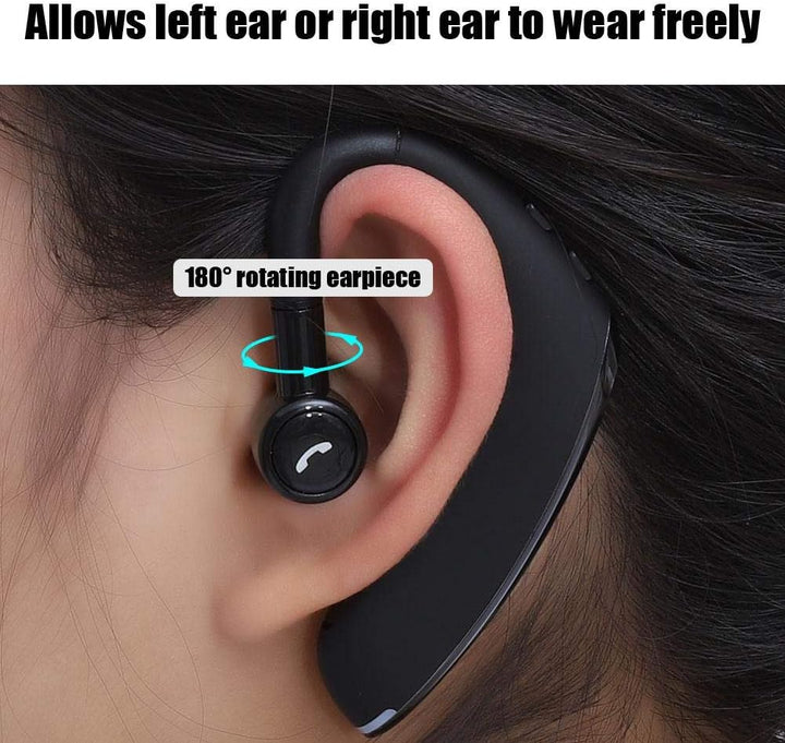 Zerone Drahtloser Bluetooth 5.0 Headset Stereo-Freisprechkopfhörer F900 Business-Kopfhörer mit Mikro
