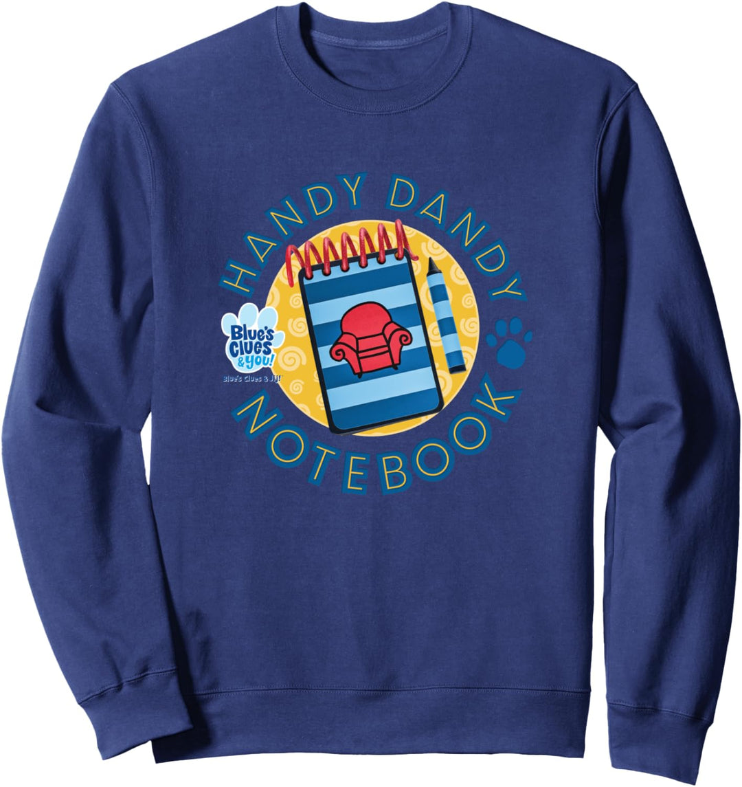 Blue's Clues & You Handy Dandy Notebook Logo Sweatshirt