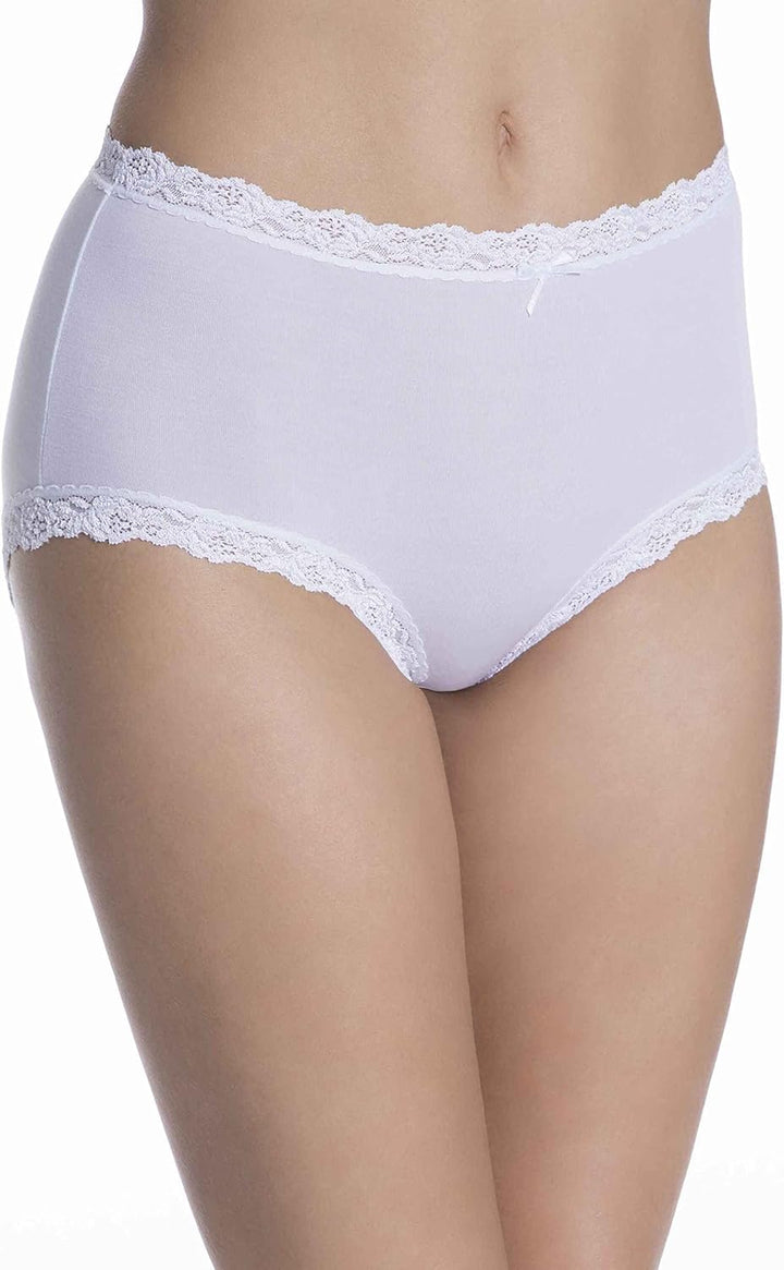 Nina von C. Damen-Taillenslip 3er-Pack Modal Weiss 38, Weiß 38