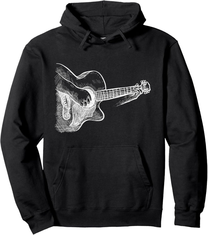 Akustikgitarrenspieler Gitarre Gitarren Pullover Hoodie
