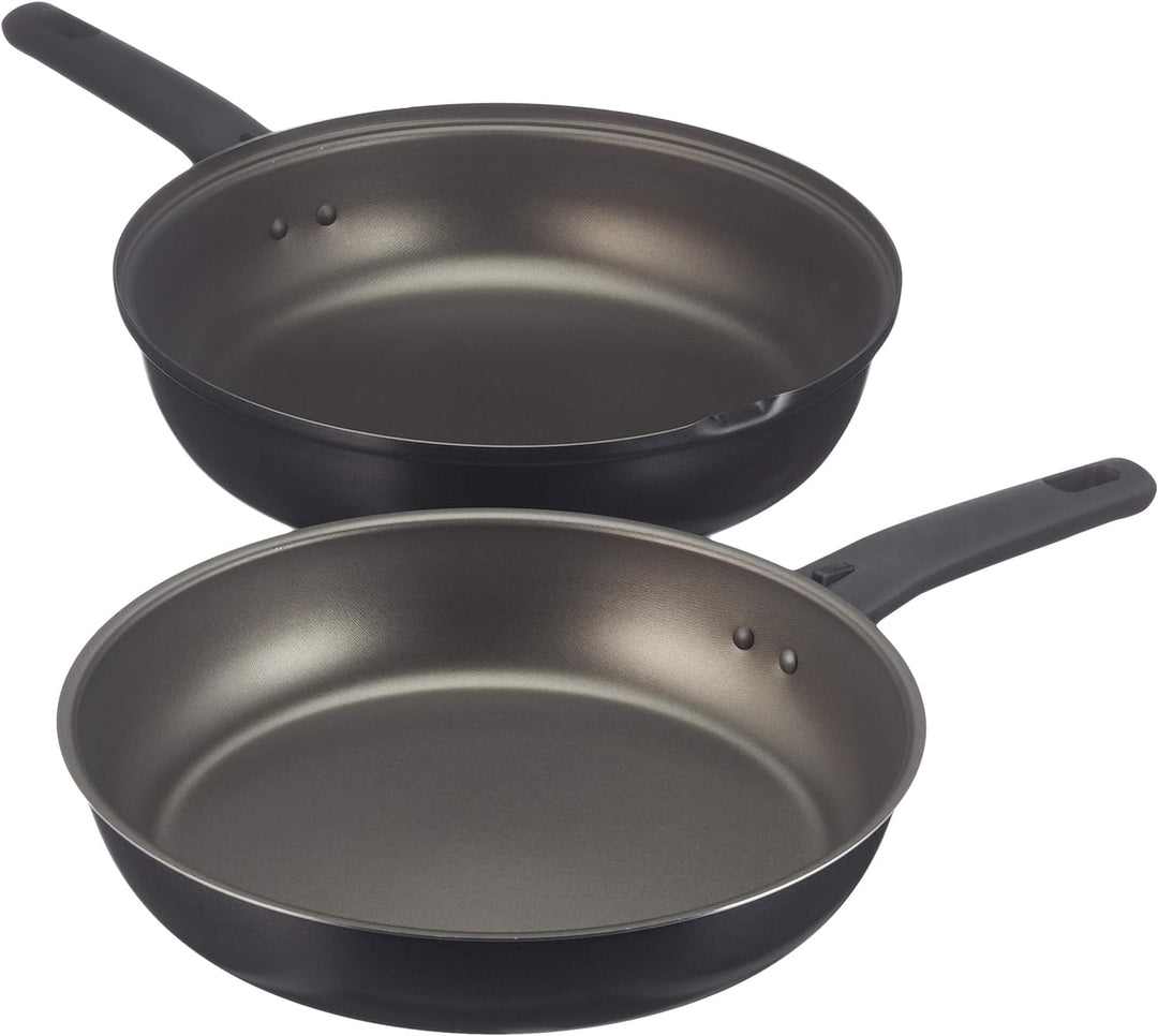 Pentole Agnelli Miniofen doppelte Aluminium Antihaft mit Griffe aus Bakelit 28 cm, 28 cm