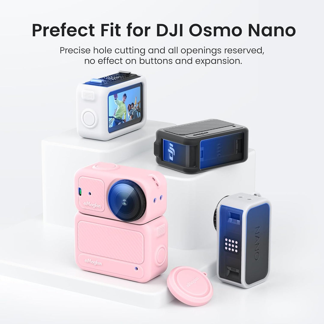 Schutzhülle Silikonhülle für DJI Osmo Nano Silikon-Schutzhülle Objektiv Schutz Kamera Abdeckung Zube