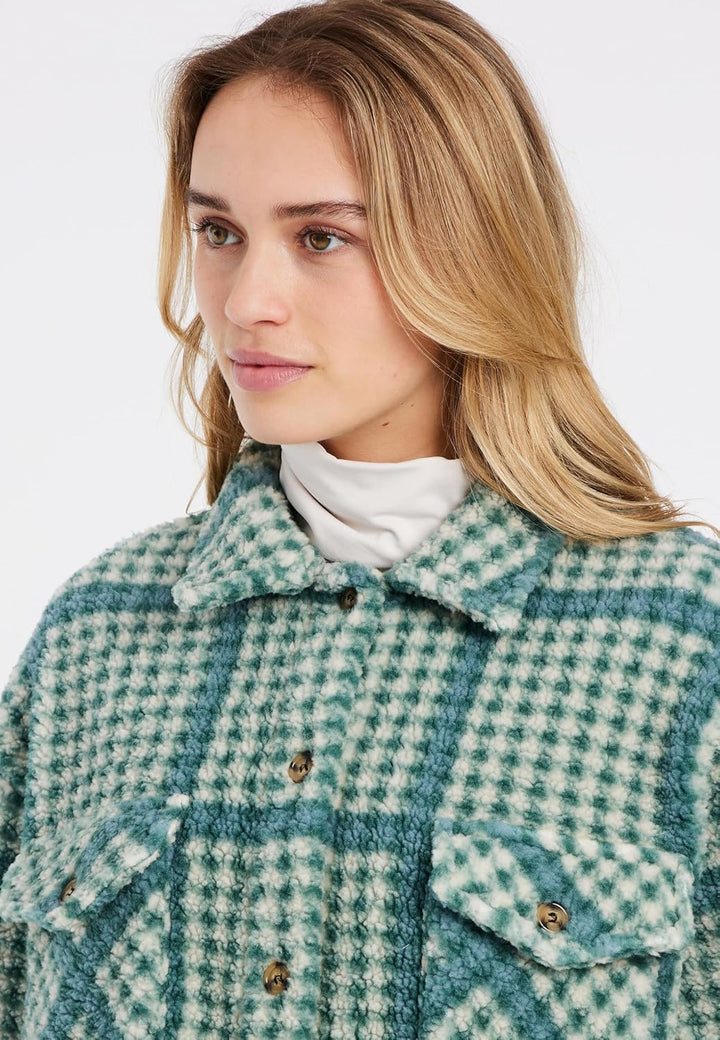 Protest Damen Shacket PRTAKINO Crocodile Green M, Crocodile Green M