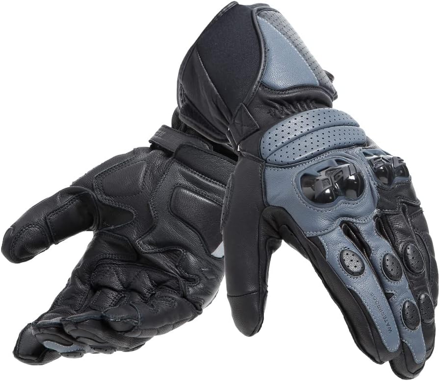 Dainese Impeto D-Dry wasserdichte Motorradhandschuhe, schwarz/grau, XS XS schwarz/grau, XS schwarz/g