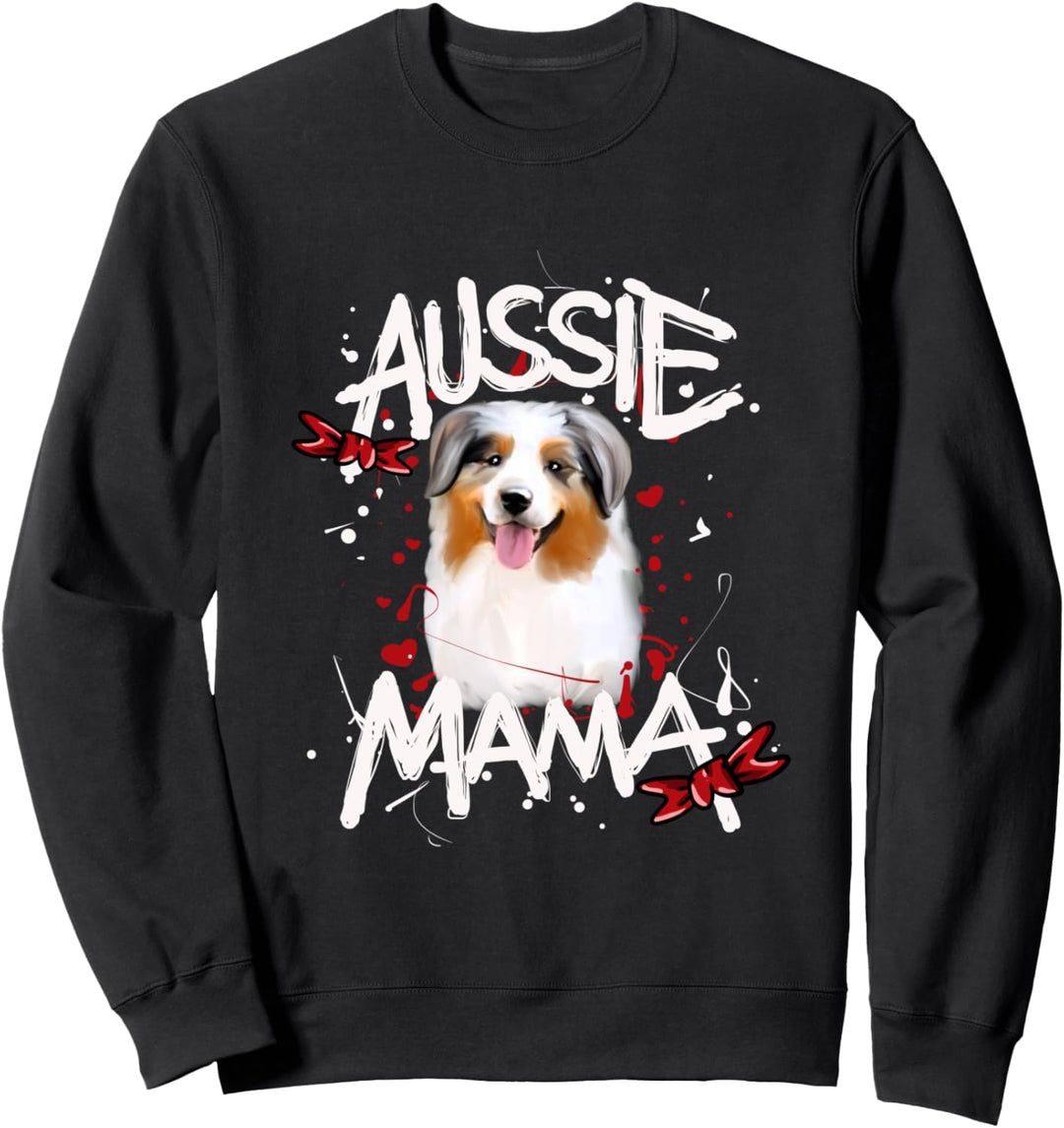 Australischer Schäferhund Aussie Mom der Frauen Sweatshirt