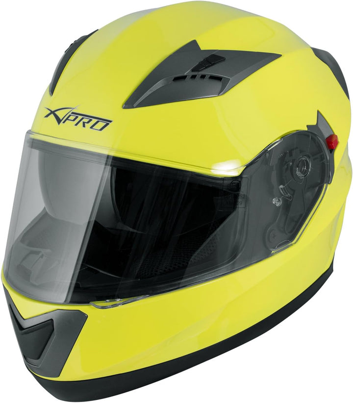 Integralhelm Motorradhelm Rollerhelm Anti-Kratz-Visier Touring Sport 57-58 cm ( M) Flou, 57-58 cm (