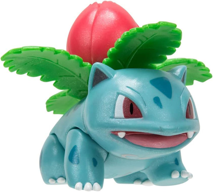 BANDAI - Pokémon – Evolutionspaket Bulbizarre, Herbizarre & Florizarre – Figur Bulbizarre 5 cm + Fig