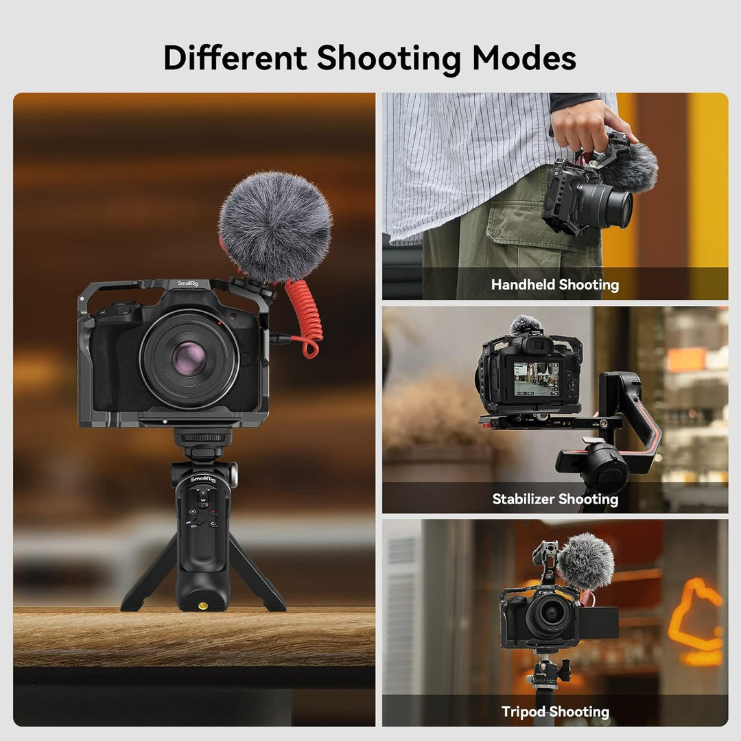 SMALLRIG R50 Käfig für Canon R50 Kamera, Aluminiumlegierung mit Schnellwechselplatte für Arca-Stände