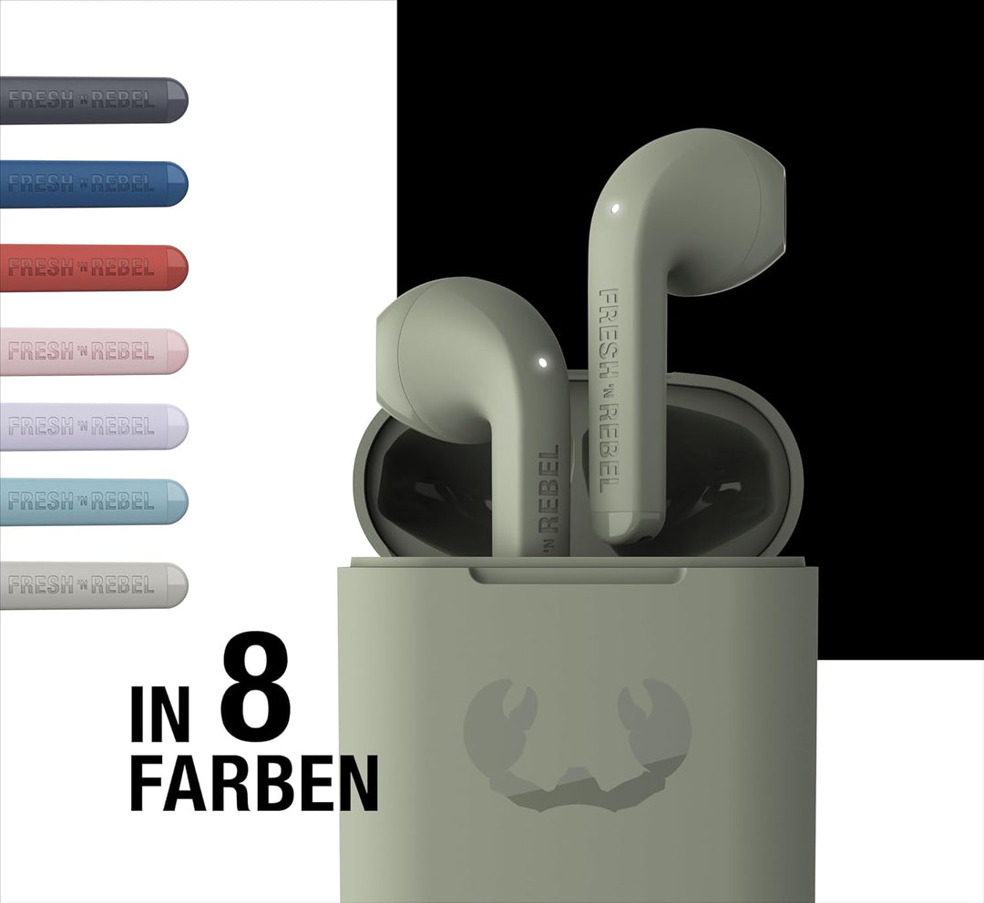 Fresh 'n Rebel Twins Core, True Wireless kabellose In-Ear Bluetooth Kopfhörer, mit Sprachassistent,