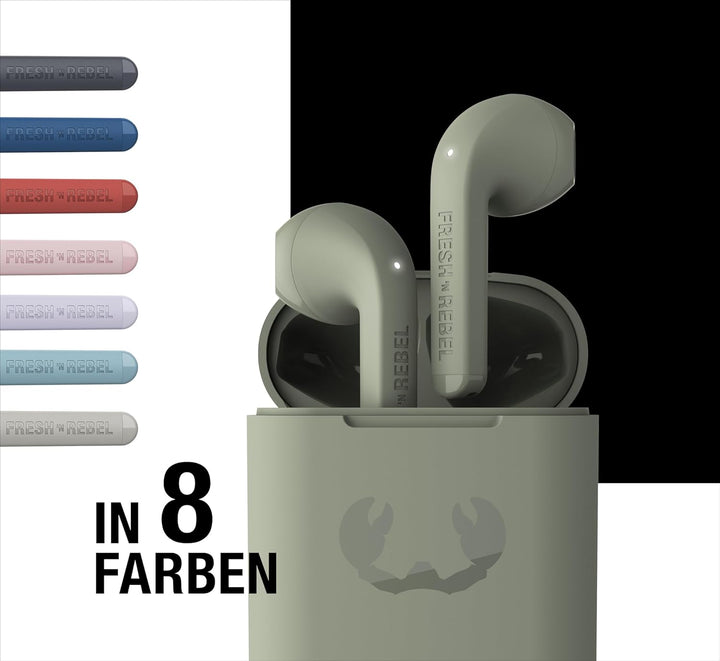 Fresh 'n Rebel Twins Core, True Wireless kabellose In-Ear Bluetooth Kopfhörer, mit Sprachassistent,