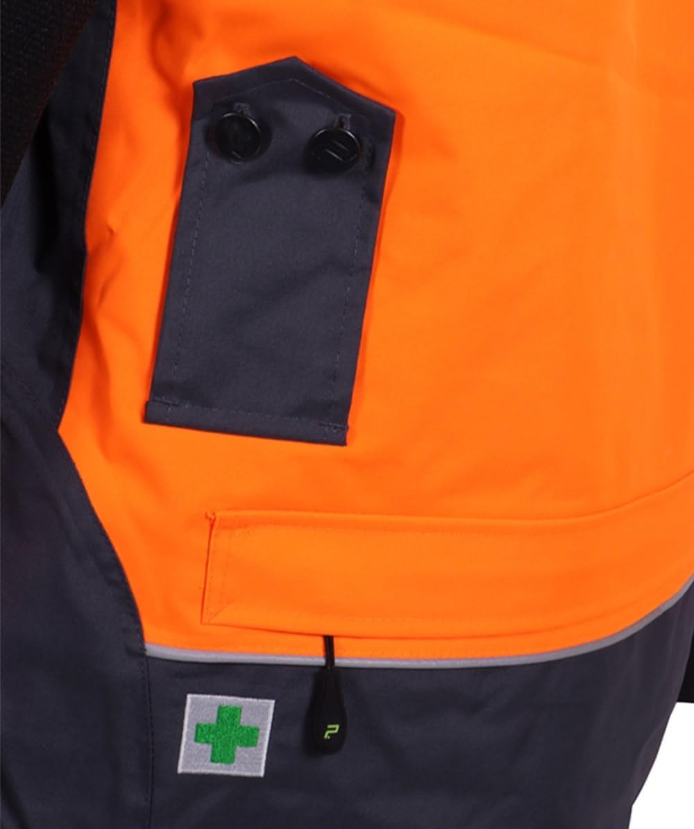PSS Regenjacke wasserdicht X-treme Rain Orange/Grau M Orange, Schwarz, M Orange, Schwarz