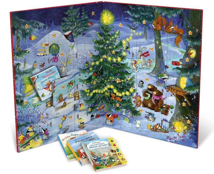 Mein allererster Adventskalender: mit 24 Pappbilderbüchern zum Herausnehmen