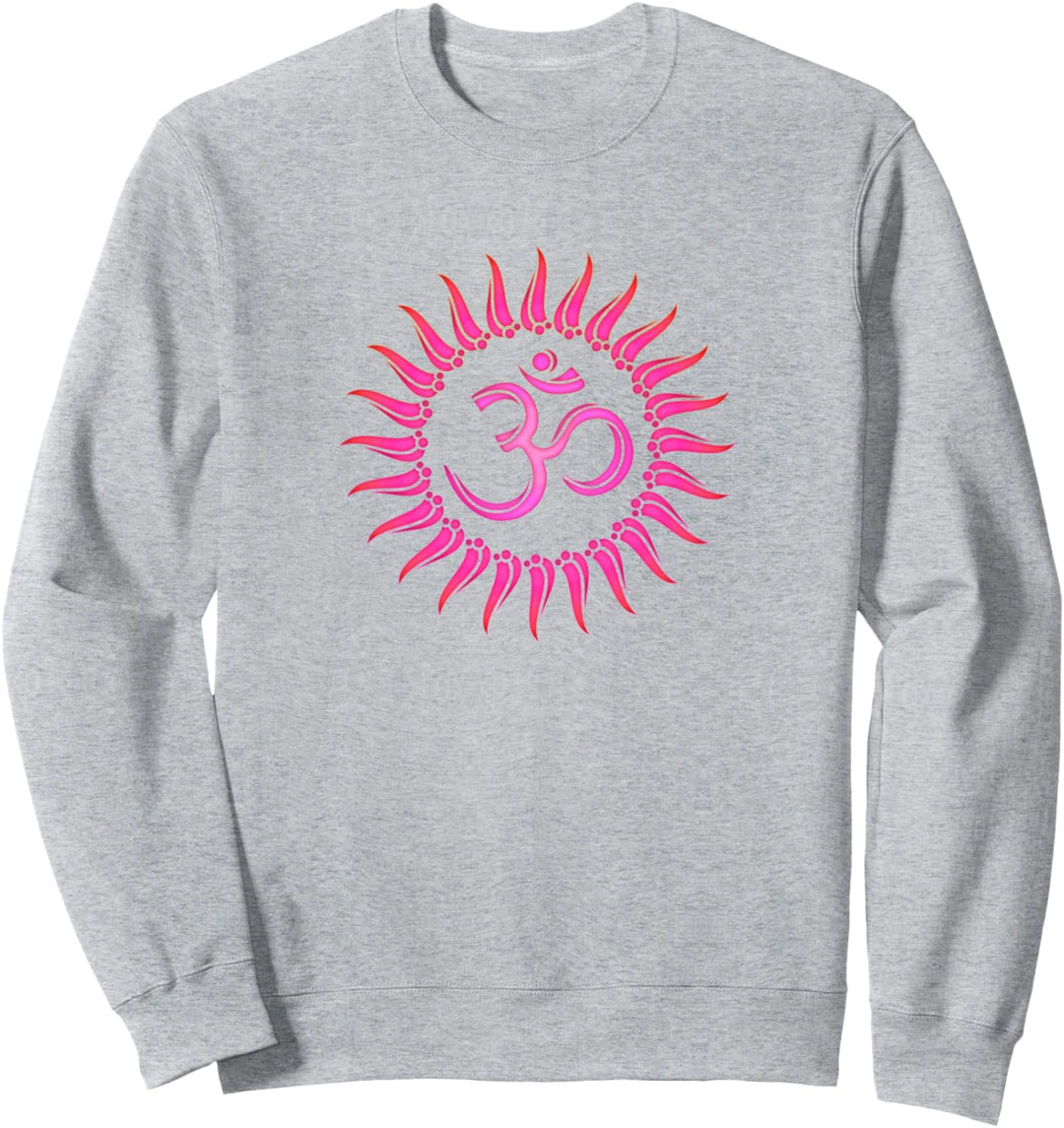 Om Mantra Symbol Sonne Yoga Spiritualität Buddhismus Zen Sweatshirt