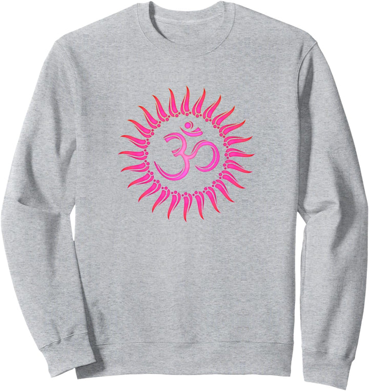 Om Mantra Symbol Sonne Yoga Spiritualität Buddhismus Zen Sweatshirt