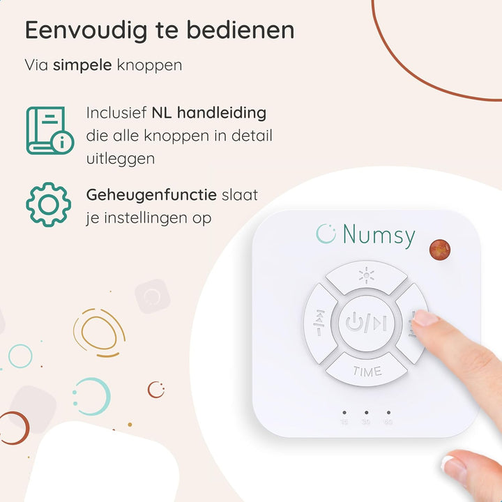Numsy Original White Noise Machine Baby - Witte Ruis Baby - Slaaphulp