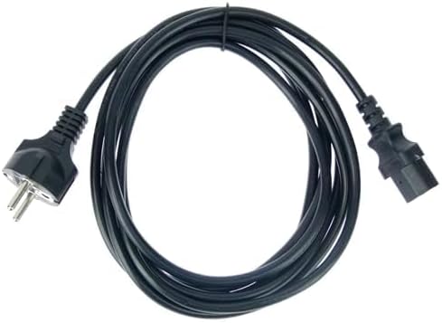 2 Stück Adam Hall 3 m Kaltgerätekabel Netzkabel schwarz 3 x 0,75 mm² CEE 7/7 - C13, K3PKD 0300 3 m K