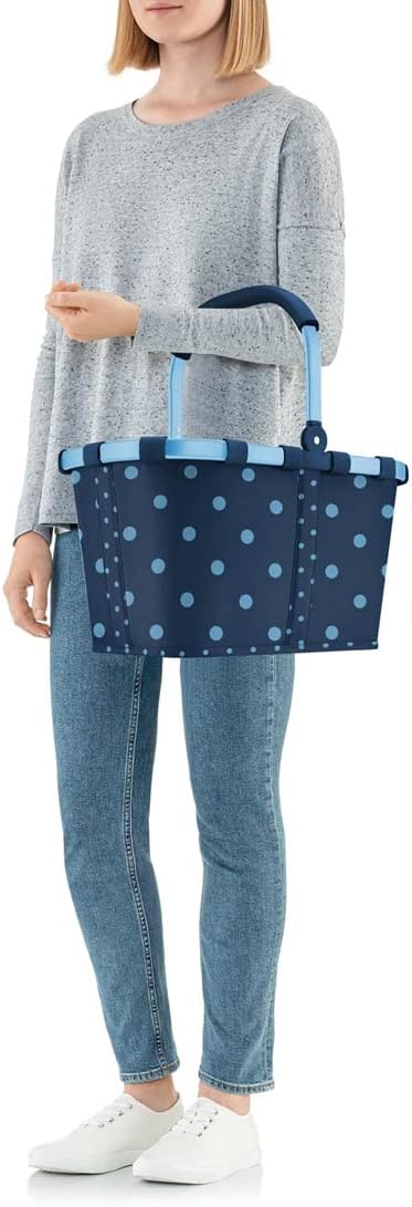 reisenthel Angebot Einkaufskorb carrybag Plus passendes Cover Sichtschutz Abdeckung (frame mixed dot