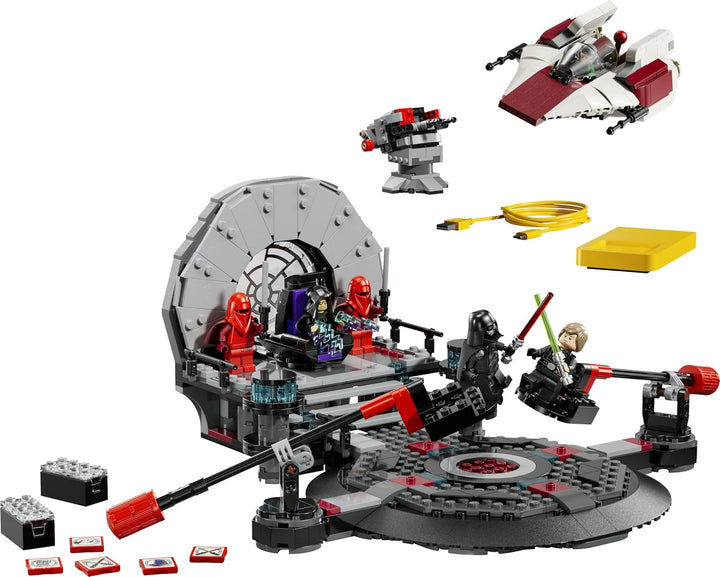 LEGO Star Wars 75427 SMART Play: A-Wing und das Duell im Thronsaal - Interaktives All-in-1 Spielset