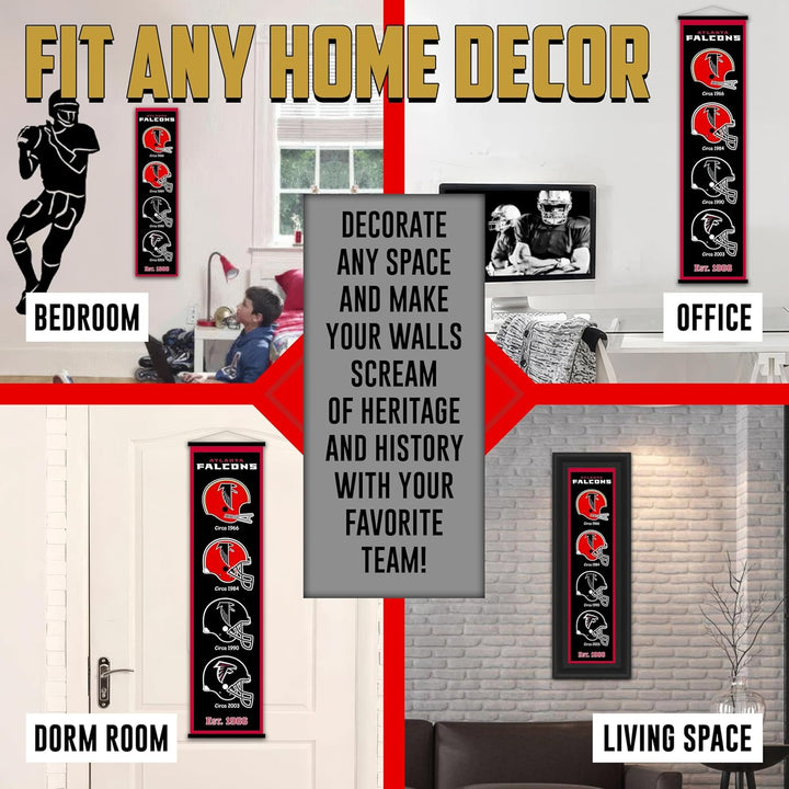 Winning Streak NFL Heritage Banner Atlanta Falcons Einheitsgrösse Atlanta Falcons