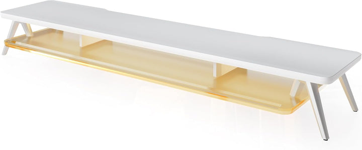 Fenge Monitorständer Riser mit Acrylablage und App-Steuerung LED Lights 108cm Grosser Computerstände