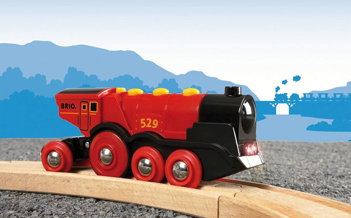 BRIO World 33052 Strassen & Schienen Bahn Set Deluxe – Strassen & Schienen Eisenbahn & World 33592 R