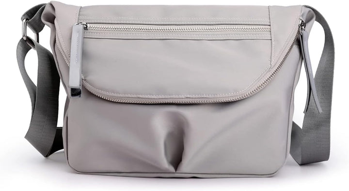 PORRASSO Damen Schultertasche Casual Umhängetasche Nylon Multi Tasche Handtasche Frauen Crossbody Ba