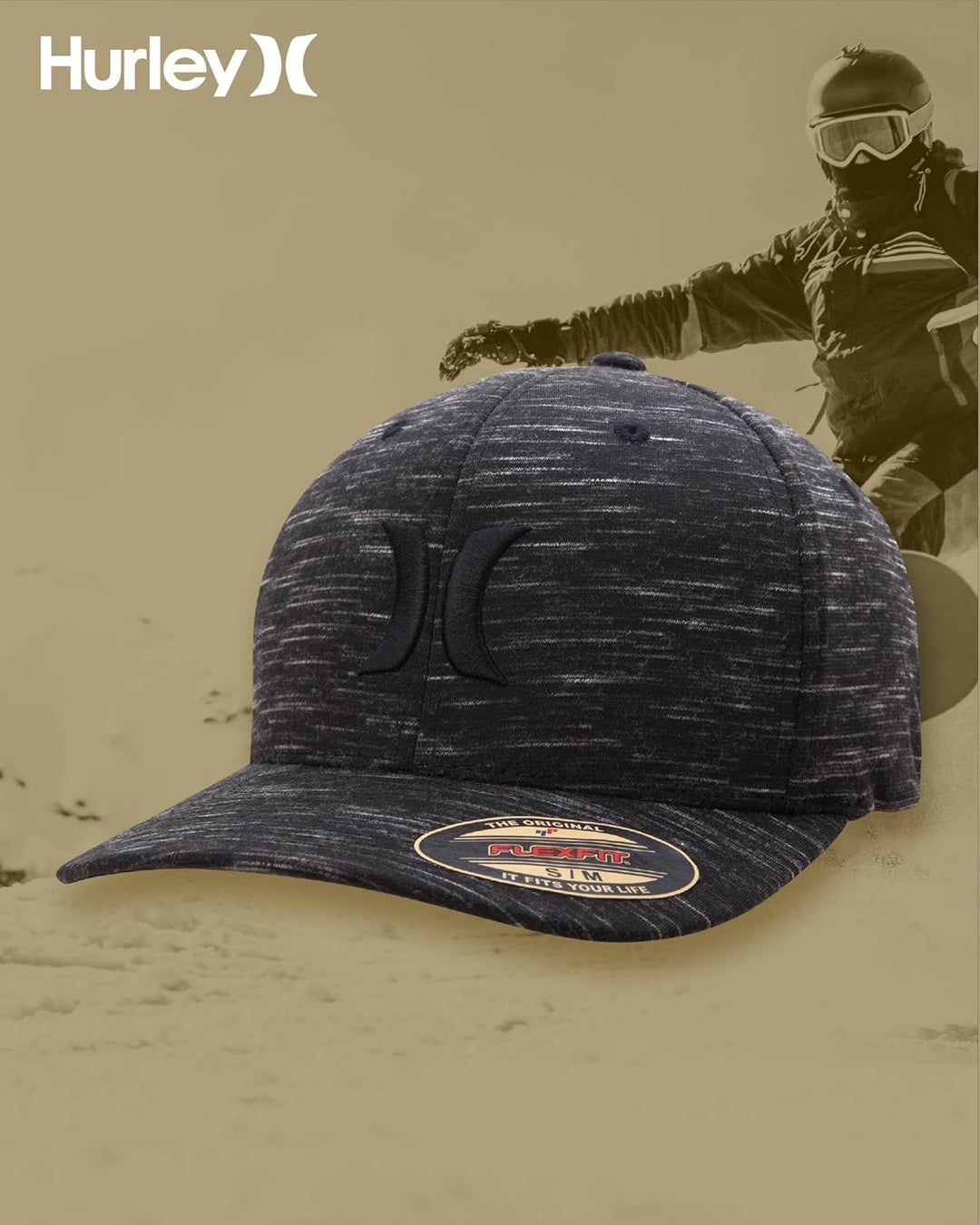 Hurley Damen Baseballkappe M One and Only Hat L-XL Schwarz, L-XL Schwarz