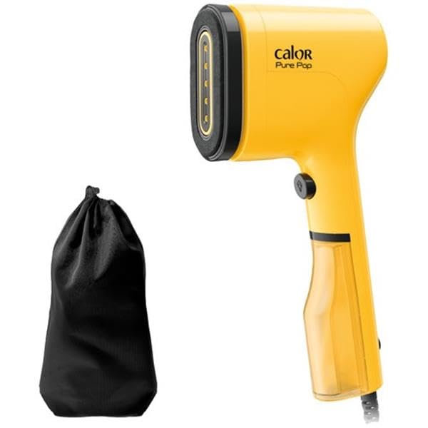 Calor Pure Pop Reise-Dampfglätter, 1300 W, 20 g/min, bereit in 15 Sekunden, einfache und bequeme Bed