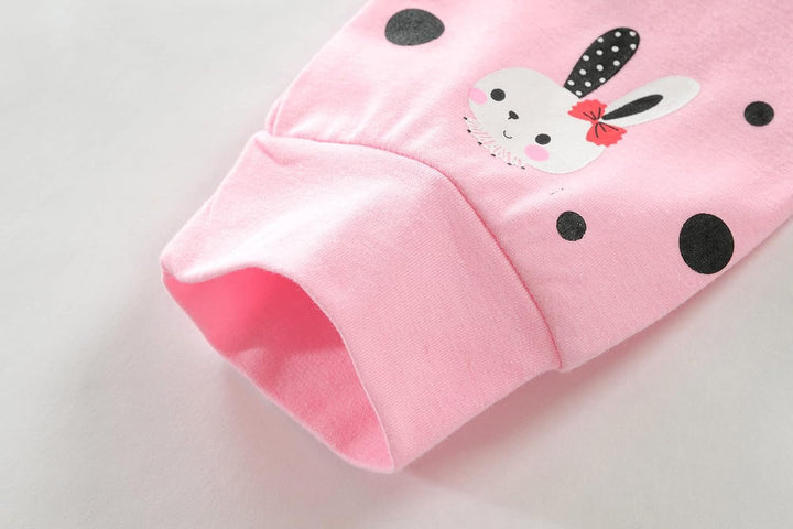 EULLA Kinder Mädchen Schlafanzüge Langarm Baumwolle Winter Pyjama Set Einhorn Prinzessin Dino Hase E